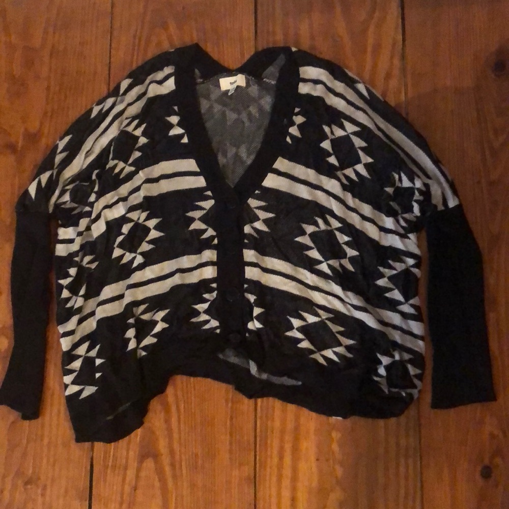Patterned cardigan